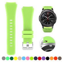 Load image into Gallery viewer, Silicone Band for Samsung Galaxy Watch 3 45mm/huawei watch GT2 46mm/Gear S3 Watchband Bracelet Strap
