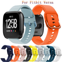 Load image into Gallery viewer, 22mm Soft Silicone strap band for Fitbit Versa Watch Replacement Accessories Bracelet Wristband for Fitbit Versa Watchband bands
