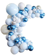 Load image into Gallery viewer, 107pcs Maca Blue Balloon Set Blue Ocean Macarons Rubber Balloons Holiday Decoration Supplies
