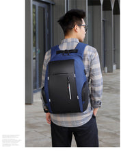 Load image into Gallery viewer, 15.6-inch high-capacity computer black backpack
