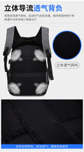 Load image into Gallery viewer, 15.6-inch high-capacity computer black backpack
