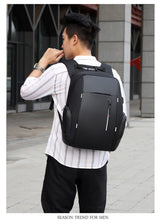 Load image into Gallery viewer, 15.6-inch high-capacity computer black backpack

