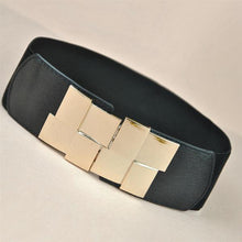 Load image into Gallery viewer, Fashion Elastic Belt Waistband Ultra Wide Adjustable Buckle Girdle Skinny Wide Belt
