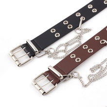 Load image into Gallery viewer, Fashion Women Punk Retro Belt Lady Leather Jeans Decorative Waistband
