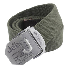 Load image into Gallery viewer, Buckle Casual Weaving Belt Battlefield Canvas Belt Trendy Thickening plus Thick Pants Belt
