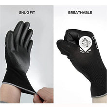 Load image into Gallery viewer, 24Pieces/12Pairs Knitted Safety Work Glove Construction Security Garden Rubber Industrial Working Gloves
