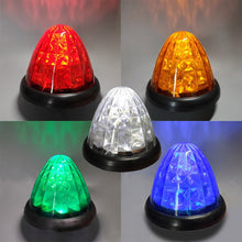 Load image into Gallery viewer, 24V 16LED Car Emergency Alarm light conical Tail Turn Signal Light Lamp Warning Tailight Bulbs For RV truck clearance Light
