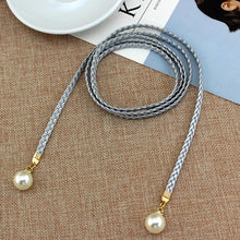 Load image into Gallery viewer, Ladies Boutique Dress Waist Belt Beads Decorative Long Waist Chain Accessories
