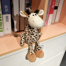 Load image into Gallery viewer, 25cm Stuffed Lifelike Lion Tiger Elephant Monkey Leopard Giraffe Raccoon Doll Simulation Forest Animals Plush Toys for Kids Gift
