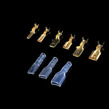 Load image into Gallery viewer, 270Pcs 2.8mm 4.8mm 6.3mm Plug Spring Female Male Spade Cold Crimp Terminals Connector Car Speaker Electrical Wire Connectors Set
