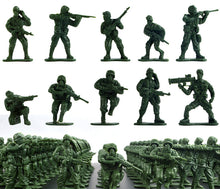 Load image into Gallery viewer, World War II soldier model 100 5CM soldier 10 styles, military soldier model nostalgic toy soldier
