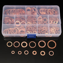 Load image into Gallery viewer, 280/200/120/100Pcs Copper Sealing Solid Gasket Washer Sump Plug Oil For Boat Crush Flat Seal Ring Tool Hardware Accessories

