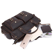 Load image into Gallery viewer, Men's business messenger bag 14 inch briefcase computer bag
