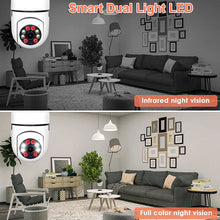 Load image into Gallery viewer, 2MP E27 Lamp Surveillance Camera Nachtzicht Full Color Automatische Menselijk Tracking 4x Digitale Zoom Video Indoor Security Monitor
