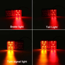 Load image into Gallery viewer, 2PCS 12V 24V LED Tail Light Taillight Turn Signal Indicator Stop Lamp Rear Brake Light for Car Truck Trailer Caravan
