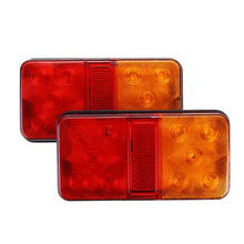 Load image into Gallery viewer, 2PCS 12V 24V LED Tail Light Taillight Turn Signal Indicator Stop Lamp Rear Brake Light for Car Truck Trailer Caravan
