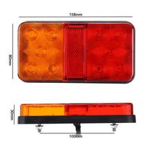 Load image into Gallery viewer, 2PCS 12V 24V LED Tail Light Taillight Turn Signal Indicator Stop Lamp Rear Brake Light for Car Truck Trailer Caravan
