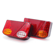 Load image into Gallery viewer, 2PCS 12V LED Car Truck Tail Light  Rear Brake Light Turn Signal Lamp Indicator For Van Lorry Trailer Reverse Stop Lamp Taillight
