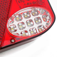 Load image into Gallery viewer, 2PCS 12V LED Car Truck Tail Light  Rear Brake Light Turn Signal Lamp Indicator For Van Lorry Trailer Reverse Stop Lamp Taillight
