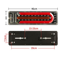 Load image into Gallery viewer, 2PCS 24V Waterproof Universal Truck LED Rear Taillight Boat RV Caravan Van Flow Steering Brake Reversing Traffic Fog Lamp
