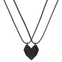 Load image into Gallery viewer, 2PCS Magnetic Couple Matching Necklace 100 Languages I Love You Projection Sun Moon Heart Shape Magnet Paired Pendant Lover Gift
