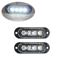 Load image into Gallery viewer, 2PCS Warning Light 4LED Trailer Truck Red Orange White 12V-24V LED Side Marker Lamp Car  Accessories Parking Lights for Trucks
