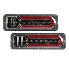 Load image into Gallery viewer, 2Pcs 12V/24V Car Trailer Trucks Tail lights Car LED Rear Tail Light Running Turn Signal Rear Lamps Lorry Bus Taillight Parts
