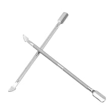 Load image into Gallery viewer, Stainless Steel Steel Push Double-Headed Nail Remover Dead Skin Push Nail Remover Nail Manicure Tool

