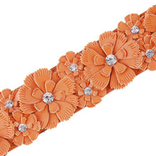 Load image into Gallery viewer, Women's Fashion Flower Elastic Belt Adjustable Belts
