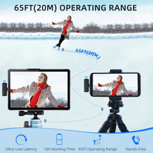 Load image into Gallery viewer, 2in1 K30 Wireless Lavalier Microphone For iPhone Android Phone Camera Audio Video 2 Clip-on Microphones For YouTube TikTok Live
