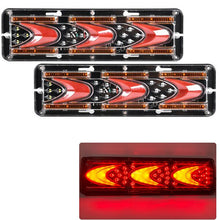 Load image into Gallery viewer, 2pcs 12V/24V Trailer Truck Caravan Boat Car Led Rear Stop Tail Light Waterproof Flow Steering Brake Reversing Traffic Fog Lamp
