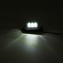 Load image into Gallery viewer, 2pcs 12V 24V Waterproof 6 LED Car License Plate Light Signal Tail Light Lamp Boat Truck Trailer SUV VAN Caravan Waterproof
