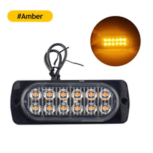 Load image into Gallery viewer, 2pcs Led Warning Light Cheap Grille Emergency Lamp Lightbar Truck Car Beacon Lamp Amber Traffic Light 12V 24V Car Light Lighting
