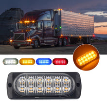 Load image into Gallery viewer, 2pcs Led Warning Light Cheap Grille Emergency Lamp Lightbar Truck Car Beacon Lamp Amber Traffic Light 12V 24V Car Light Lighting
