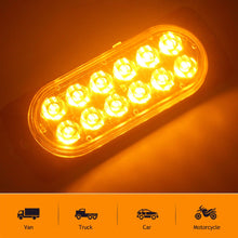 Load image into Gallery viewer, 2pcs Led Warning Light Cheap Grille Emergency Lamp Lightbar Truck Car Beacon Lamp Amber Traffic Light 12V 24V Car Light Lighting
