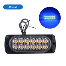 Load image into Gallery viewer, 2pcs Led Warning Light Cheap Grille Emergency Lamp Lightbar Truck Car Beacon Lamp Amber Traffic Light 12V 24V Car Light Lighting
