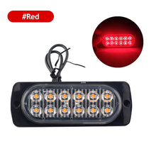 Load image into Gallery viewer, 2pcs Led Warning Light Cheap Grille Emergency Lamp Lightbar Truck Car Beacon Lamp Amber Traffic Light 12V 24V Car Light Lighting
