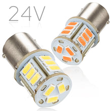 Load image into Gallery viewer, 2x 382 P21w 1156 Led Reverse White Ba15s Side Light Red Brake Tail 24V Bulbs 246 149 R5W R10W Truck HGV Campers Interior Lights
