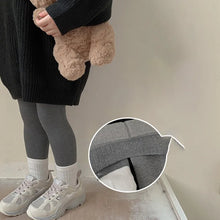 Load image into Gallery viewer, 3-12 Years 2023 New Kids Pants Girls Tights Fur Lining Warm Pantyhose Children Skinny Leggings for Winter
