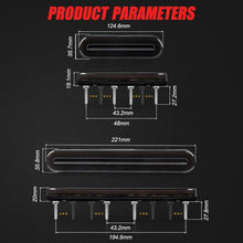 Load image into Gallery viewer, 3 In 1 Waterproof 12V 24 Truck LED Tail Light Rear Lamp Stop Reverse Safety Indicator Fog Lights for Trailer Truck Car Taillight
