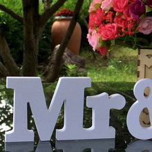 Load image into Gallery viewer, 3 Pcs/set Wedding Decorations Letter Mr &amp; Mrs Decor Props Just Married Wedding Events Party DIY Decoration Supplies Wedding Sign
