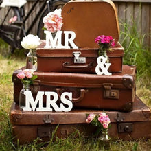 Load image into Gallery viewer, 3 Pcs/set Wedding Decorations Letter Mr &amp; Mrs Decor Props Just Married Wedding Events Party DIY Decoration Supplies Wedding Sign
