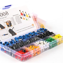 Load image into Gallery viewer, 300/800PCS/Boxed VE Tubular Crimp Terminal Electrical Wire Insulated Terminator Block Cord End Connector Crimping Terminals Kit

