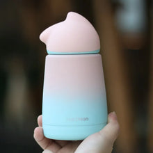 Load image into Gallery viewer, 300ml Gradient Cat Modelling Vacuum Flasks Travel Shopping Coffee Mug Stainless steel304 Bottle Lady Portable Thermos Cup
