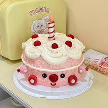 Load image into Gallery viewer, Holiday Cake Candle Man Polymer Clay Cake Decoration Card Dessert Cute Accessories
