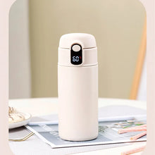 Load image into Gallery viewer, 316 Stainless Steel Vacuum Flask Display Temperature Straw Portable Thermos Cup Girl Children Cute 420ML 520ML 600ML termo café
