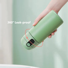 Load image into Gallery viewer, 316 Stainless Steel Vacuum Flask Display Temperature Straw Portable Thermos Cup Girl Children Cute 420ML 520ML 600ML termo café

