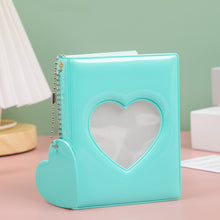 Load image into Gallery viewer, 32 Pockets Candy Color Hollow Photo Album 3 Inch Card Holder With Hanging Chain Photocard Holder Binder Photocards Collect Book

