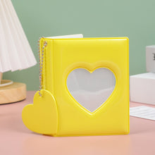 Load image into Gallery viewer, 32 Pockets Candy Color Hollow Photo Album 3 Inch Card Holder With Hanging Chain Photocard Holder Binder Photocards Collect Book
