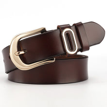 Load image into Gallery viewer, Belt Korean Style All-Match Pure  Pin Buckle Belt Women's Wide Decoration Leather Belt
